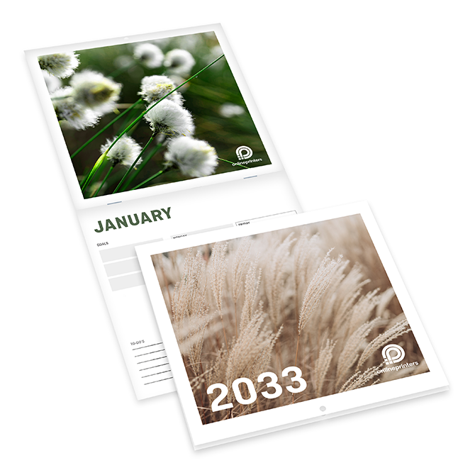 Broschrenkalender mit Cover