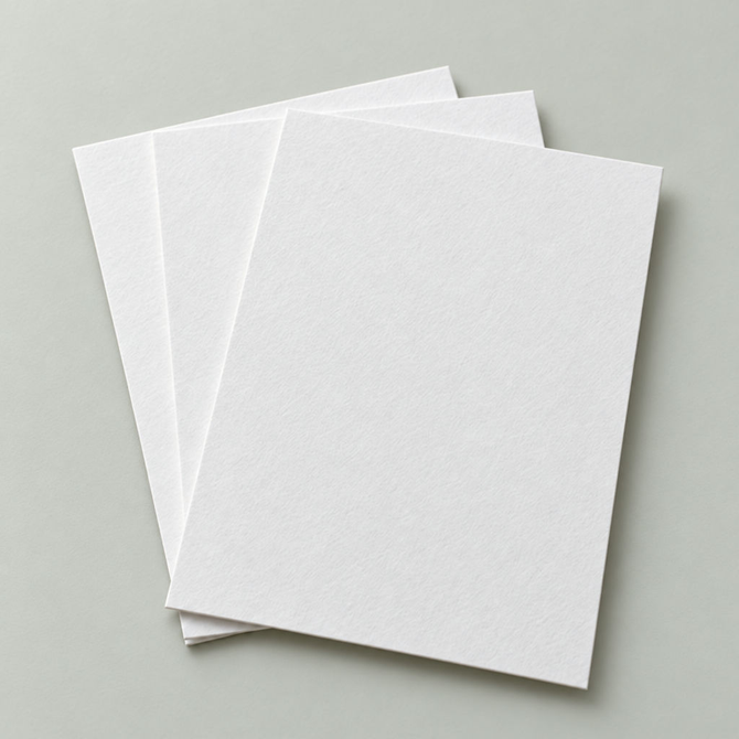 Bild Offsetpapier f�r Karten: ungestrichene Karten mit matter, rauer Oberfl�che