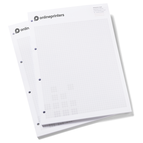 200 Blocs notes A6 | 50 feuilles | 80 g/m² papier offset | recto seul
