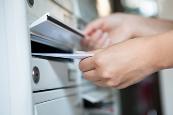 Vom Druck in den Briefkasten