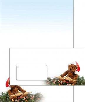 Vorlagen Fur Weihnachtsbriefpapier Briefumschlage Kostenlos Downloaden