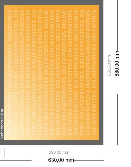 Druckbögen plano, 88 x 63 cm, 88 x 63 cm bei Onlineprinters
