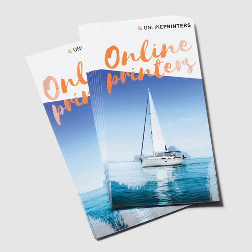 Flyer mit partiellem UV-Lack