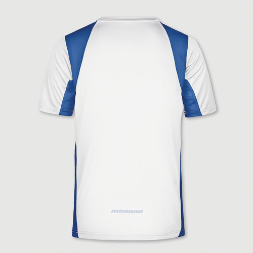 weiß / royalblau