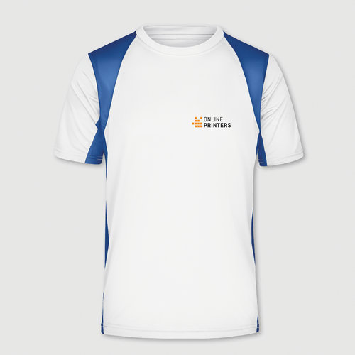 weiß / royalblau