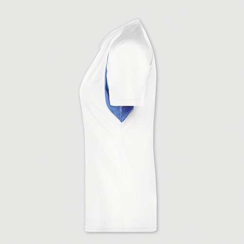 weiß / royalblau
