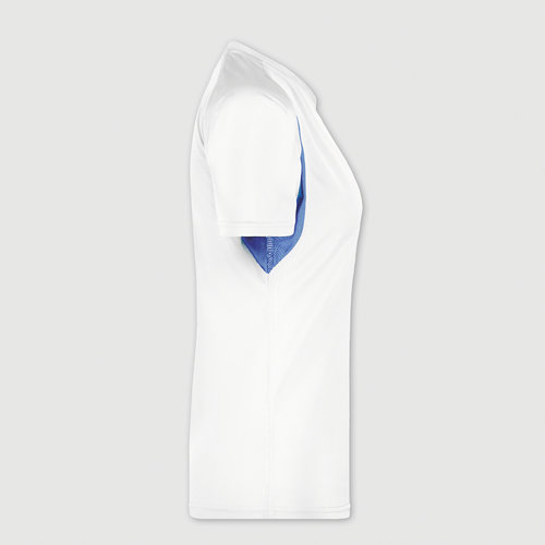 weiß / royalblau