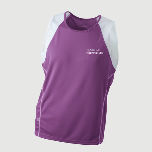 violett / weiß