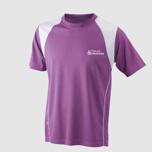 violett / weiß