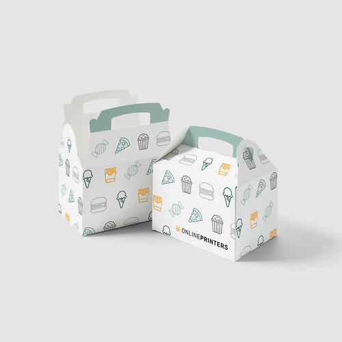 Lunchboxen mit Tragegriff, 20,0 x 14,0 x 14,0 cm 1