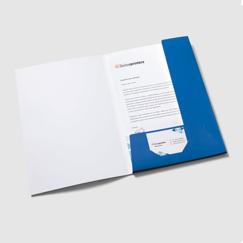 Mappen mit Visitenkartenschlitz, DIN-A4 1