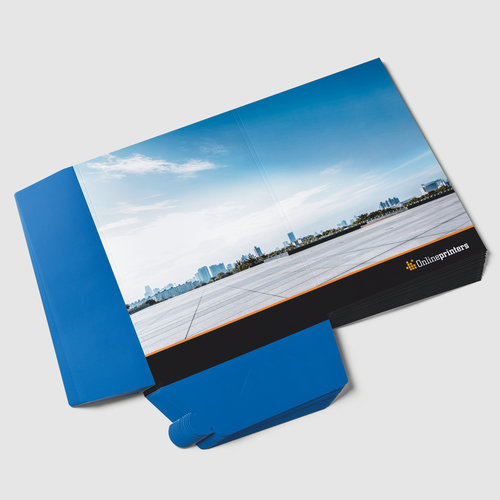 Mappen mit Visitenkartenschlitz, DIN-A4 1
