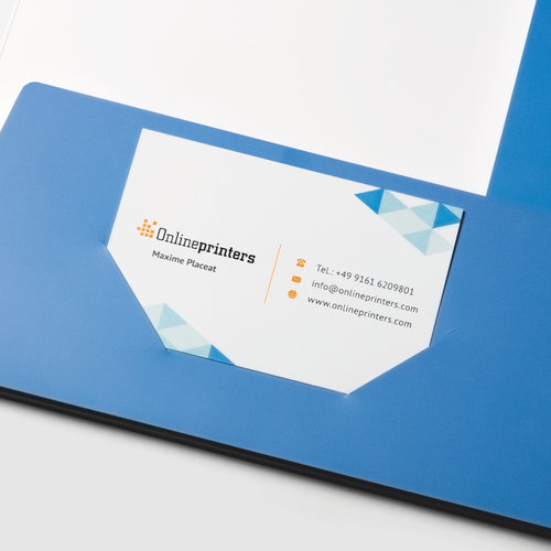 Mappen mit Visitenkartenschlitz, DIN-A4 1