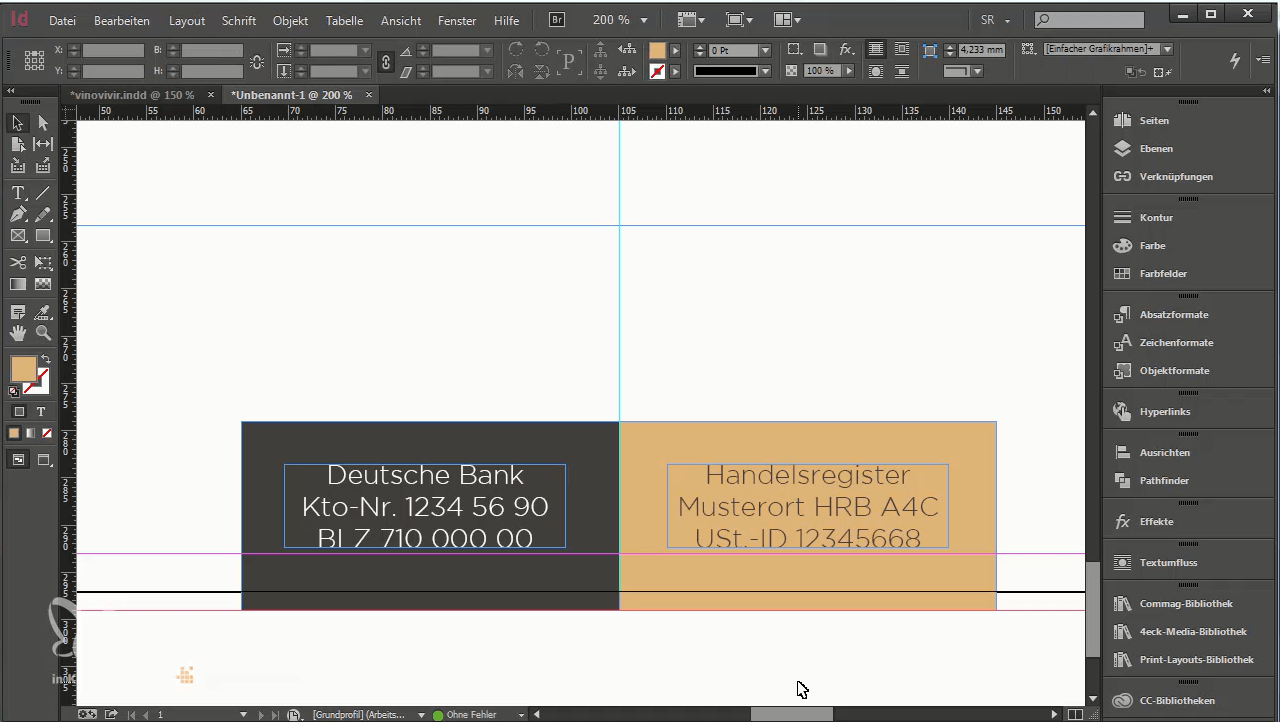 Briefpapier Vorlagen In Indesign Din 5008 Briefbogen Layouts