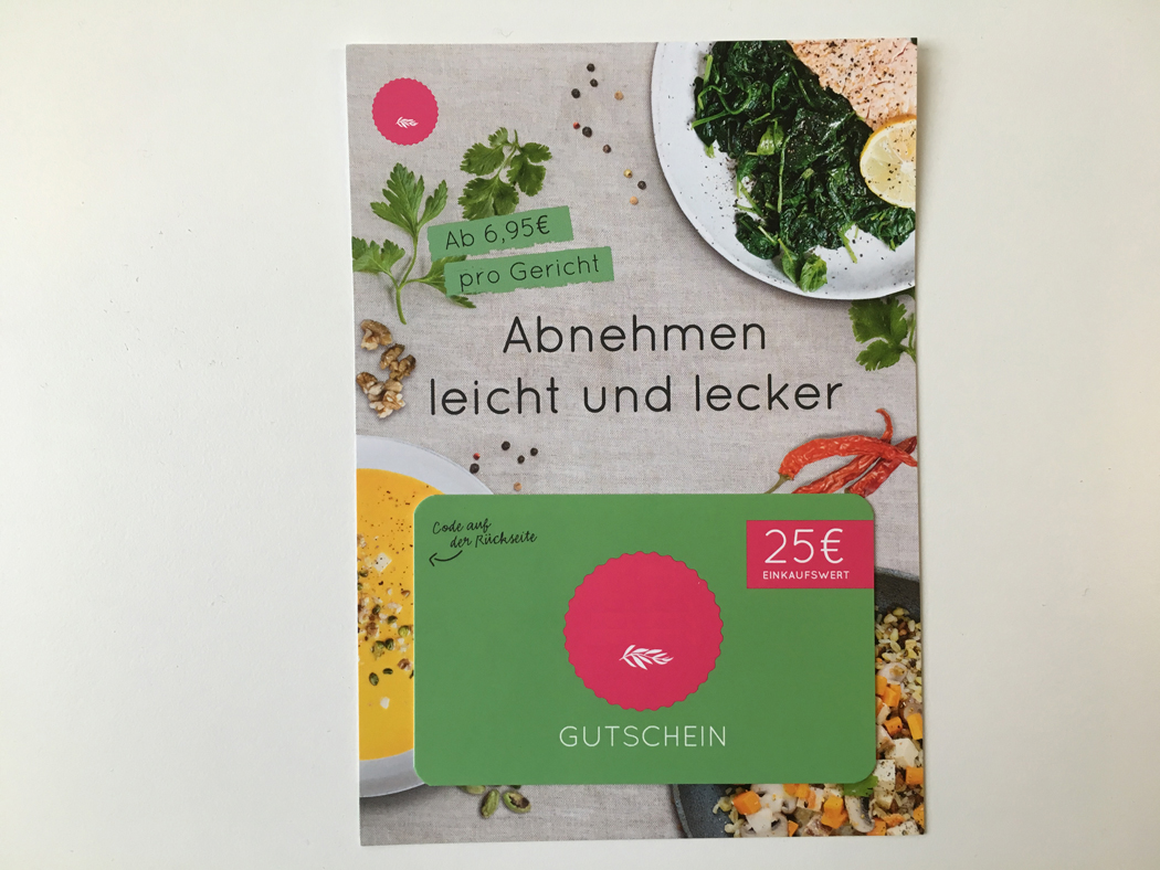 Beispiel für eine Paketbeilage