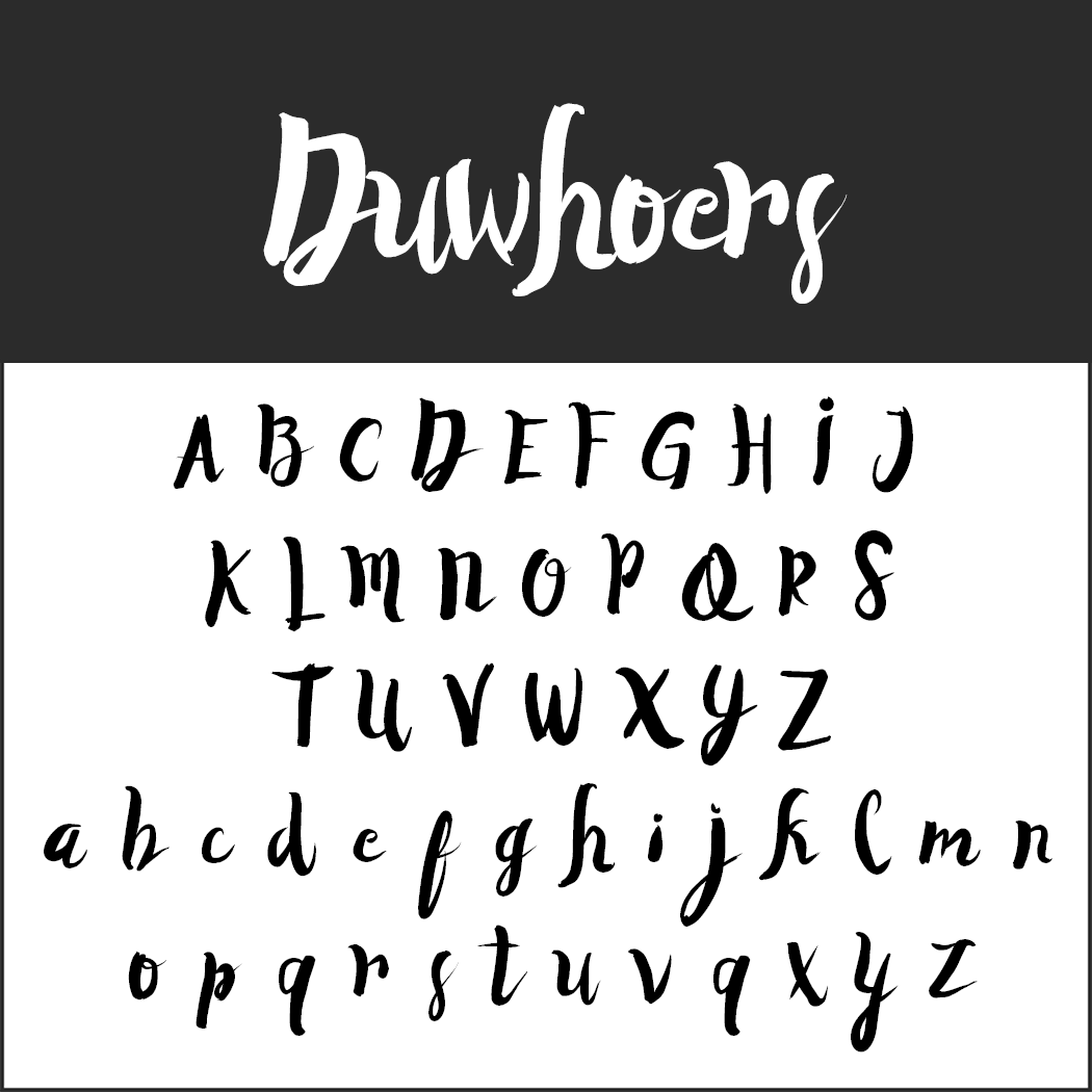 Brush Fonts - Free Font Duwhoers