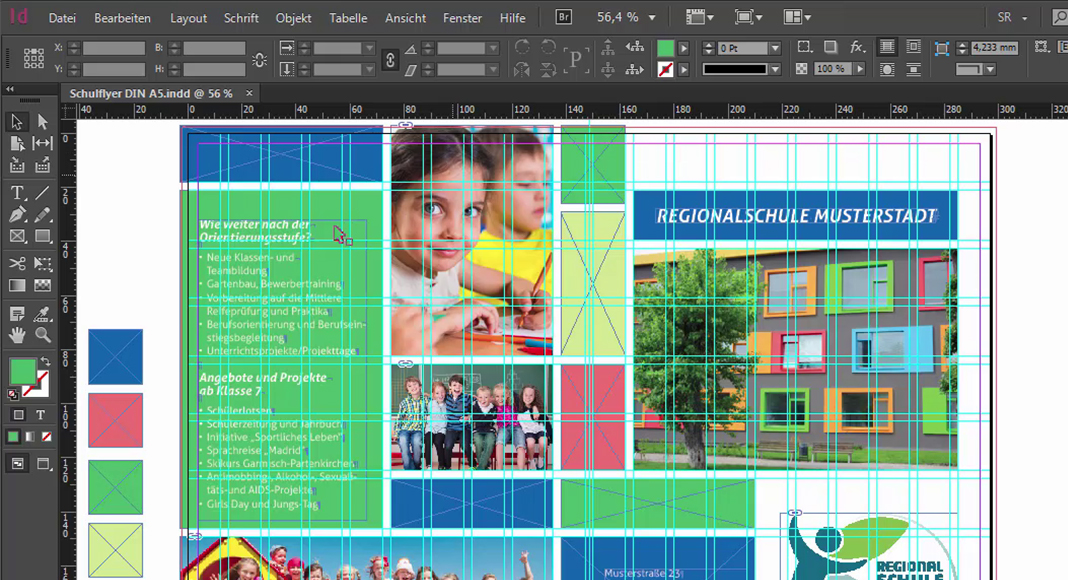 Indesign Tutorial 1 Bruch Falzflyer Gestalten