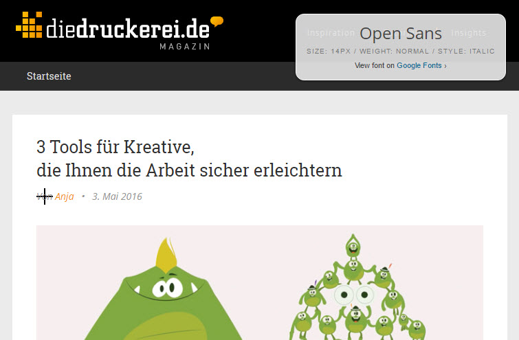 Fount erkennt Webfonts per Lesezeichen