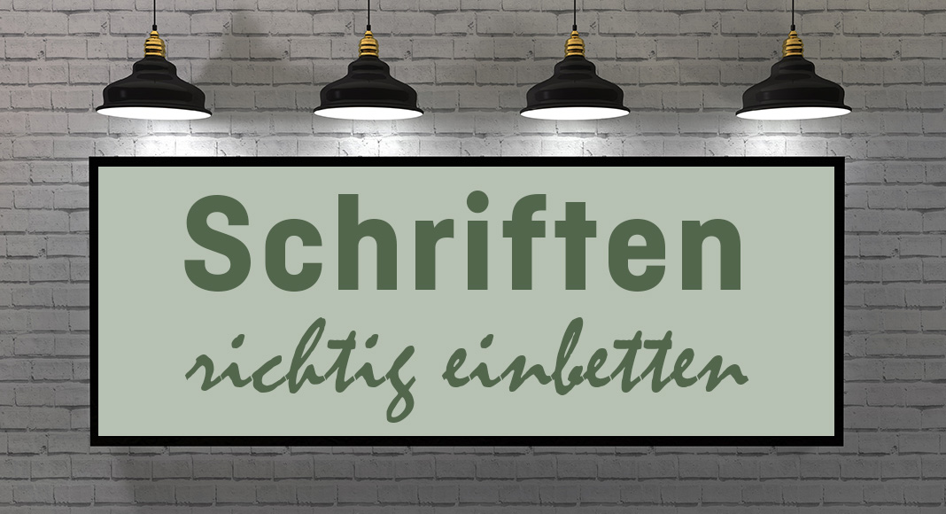 Schriften einbetten: So geht's für InDesign, Illustrator & Photoshop