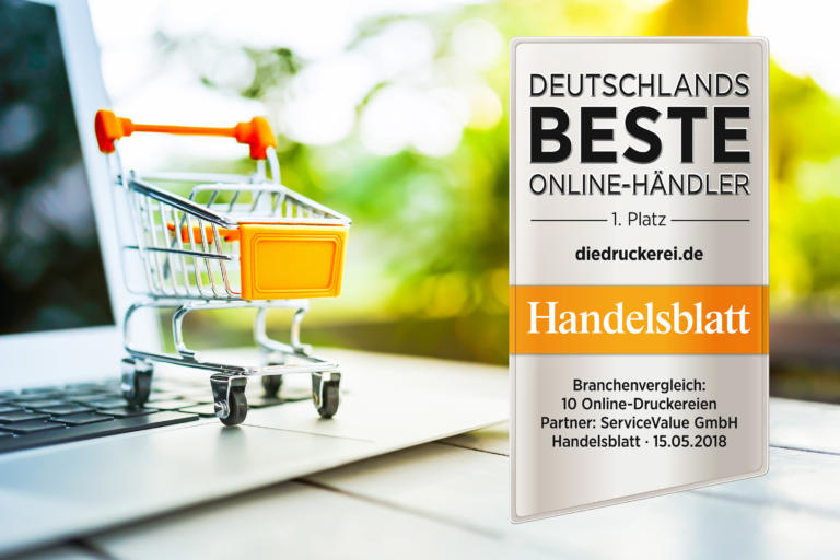 Testsieger unter den Online-Druckereien