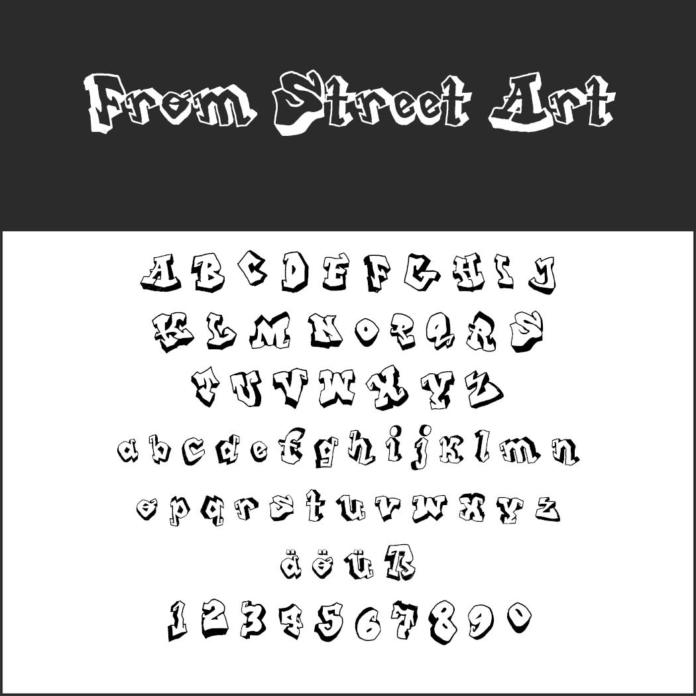 Schrift zum Ausmalen für Kinder & Erwachsene kostenlos downloaden