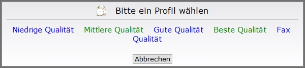 PDF-Qualität festlegen