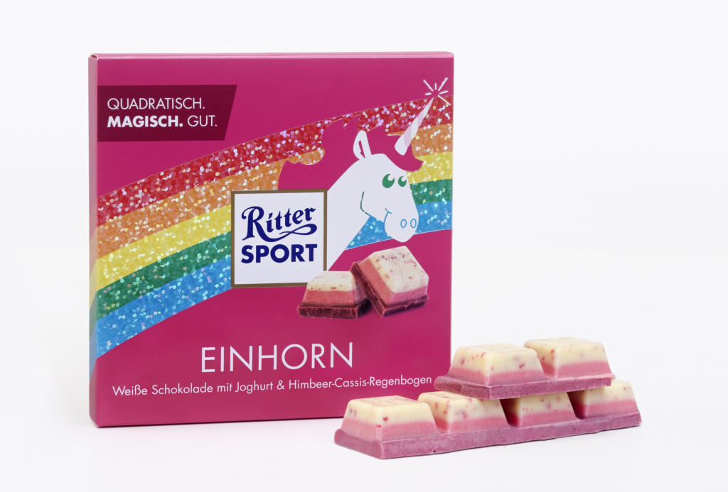 Rittersport Einhornschokolade