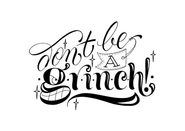 Adventskalender gestalten: Handlettering Motiv