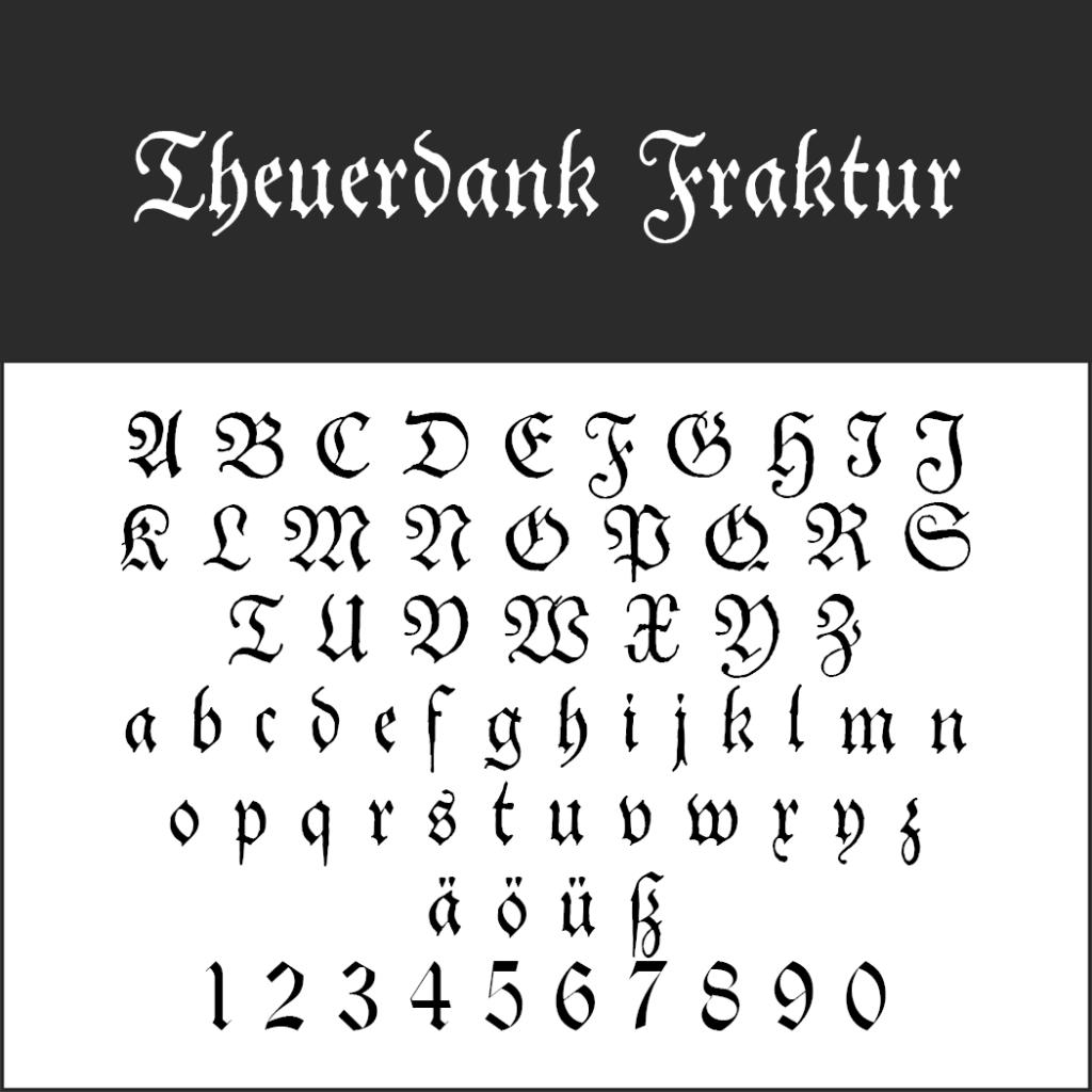 Altdeutsche Schrift Tattoo Generator