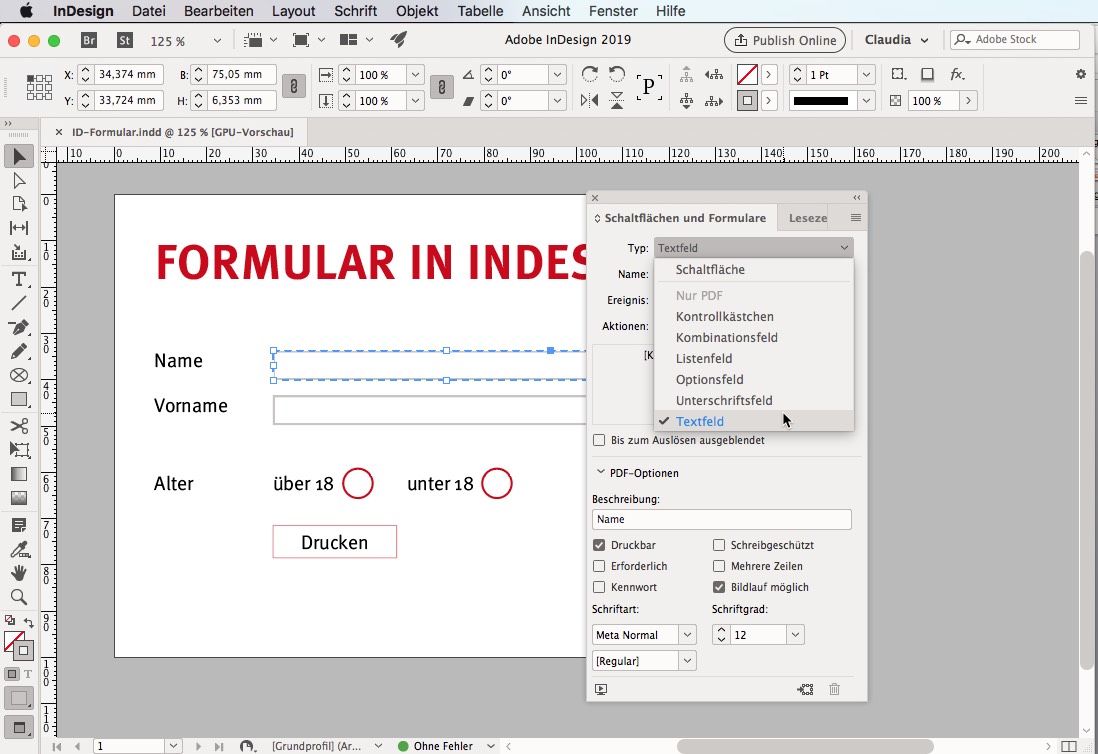 Pdf Formular Erstellen Ausfullbar Interaktiv In Word O Indesign