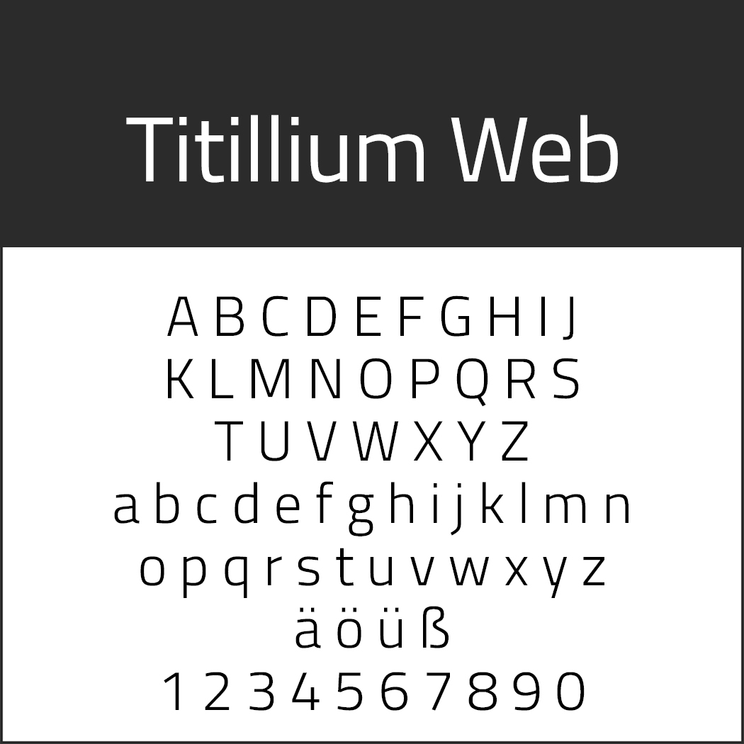 Jubiläumsschrift "Titillium Web"