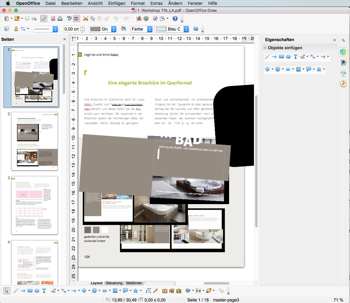 OpenOffice kann PDFs mit Hilfe einer Extension öffnen und bearbeiten