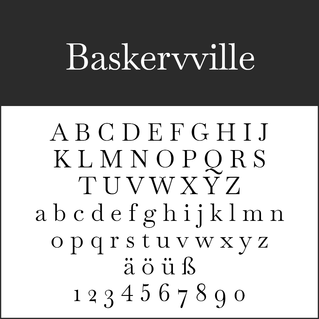 Jubiläumsschrift "Baskervville"