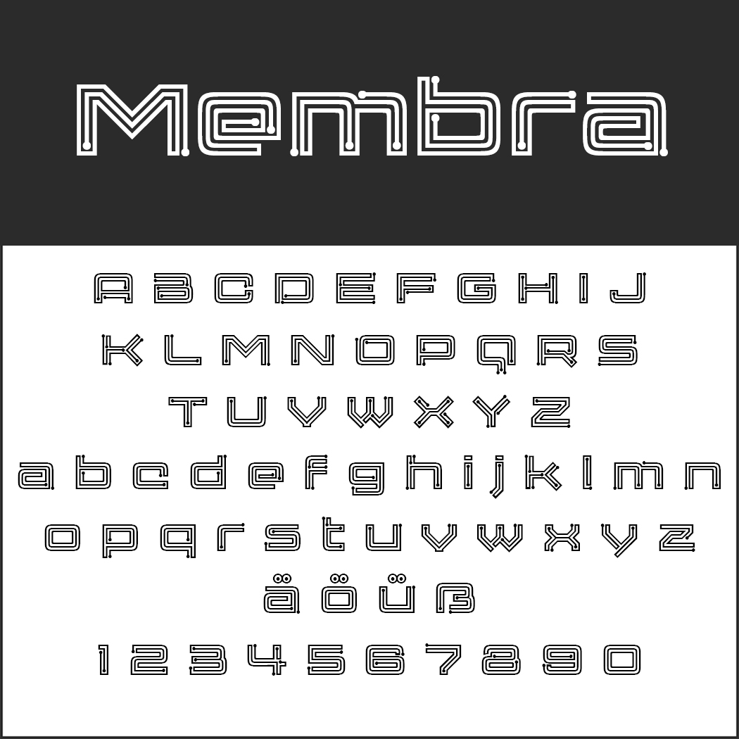 Vintge Font "Membra"