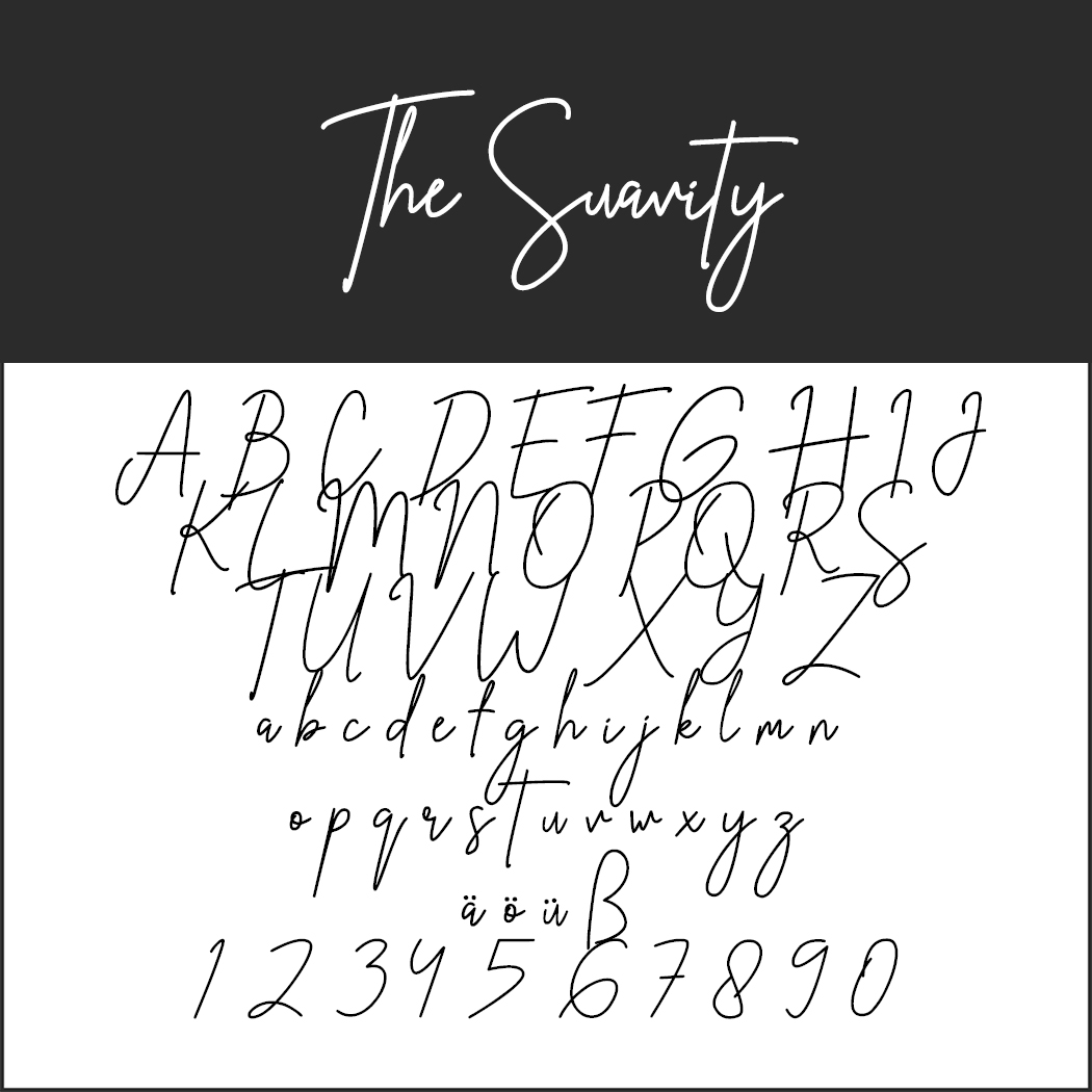 Handschrift "The Suavity"