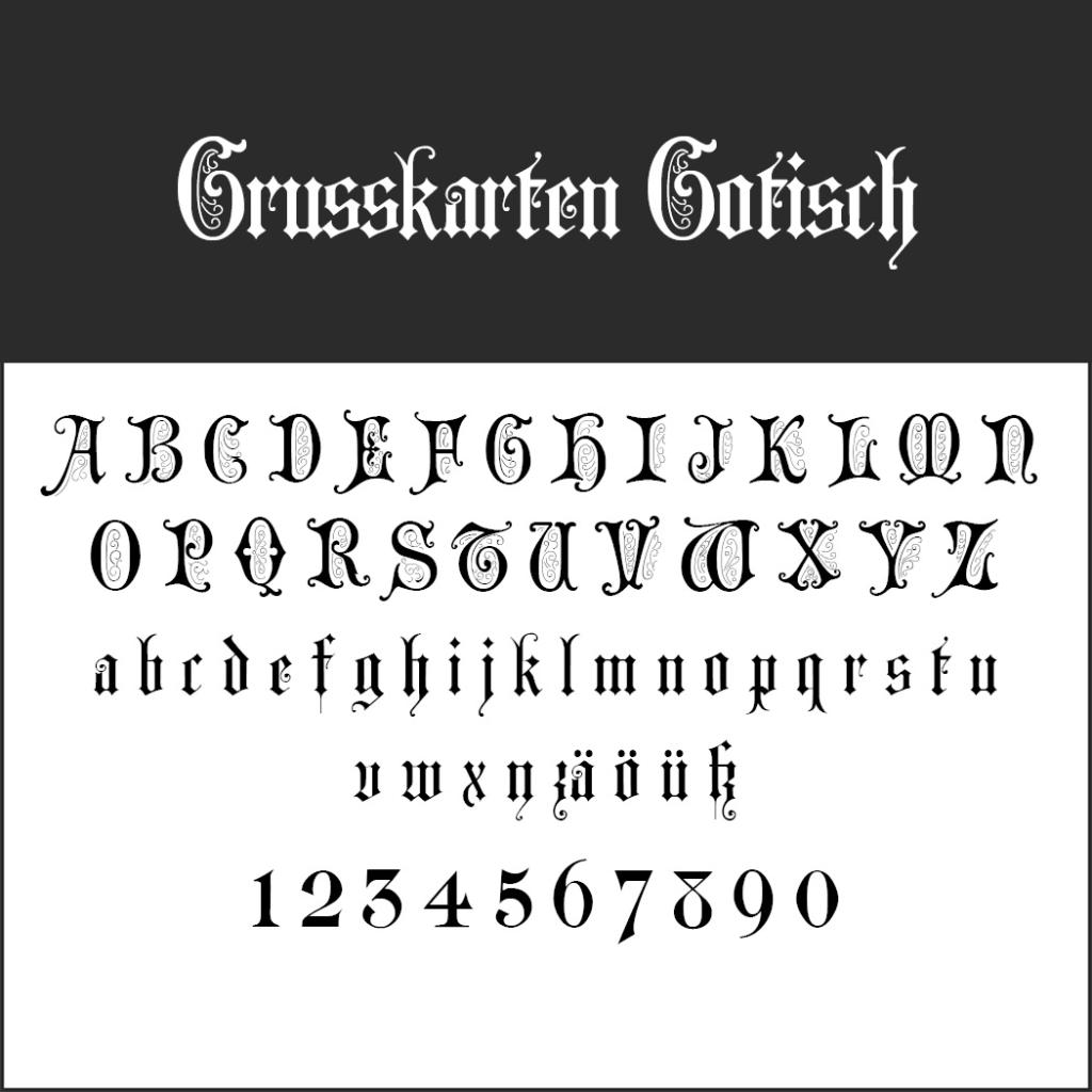 Gotische Schrift: Fonts zum kostenlosen Download