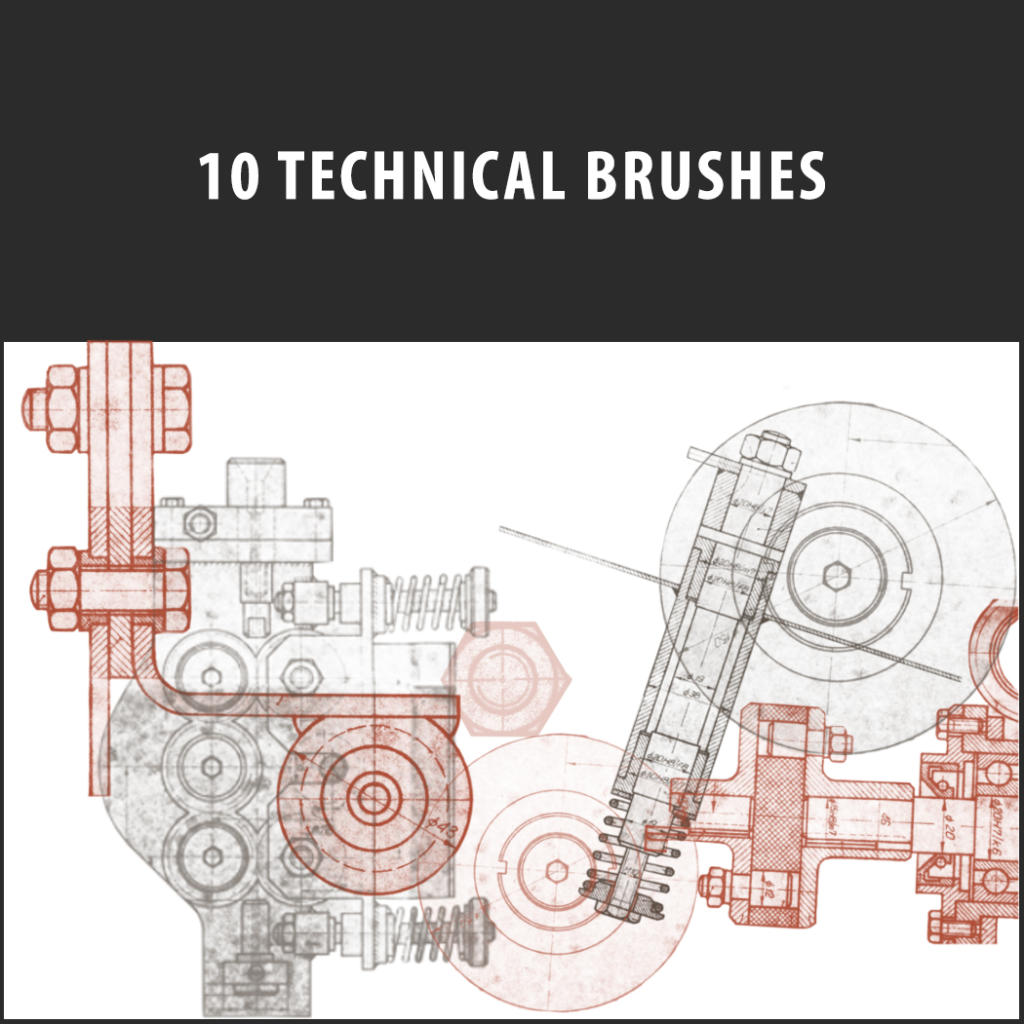 20-kostenlose-Photoshop-Brushes_Technical-Brushes