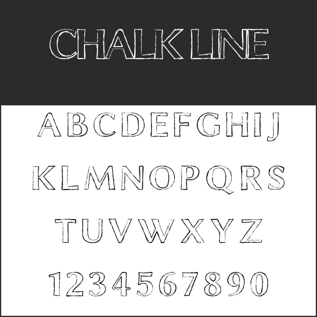Kreide Schriftart Schöne Tafel Fonts kostenlos downloaden