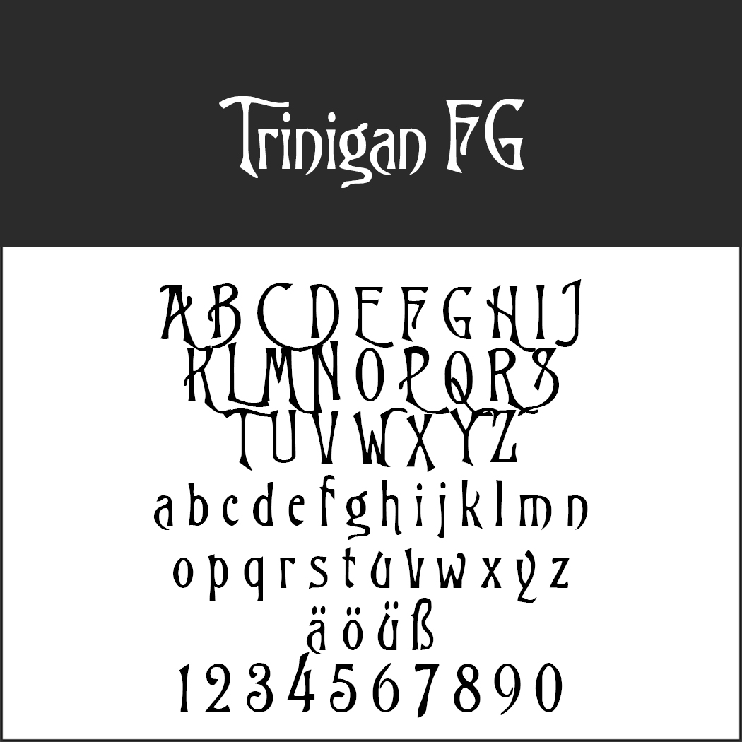 Antike Schrift: Trinigan FG