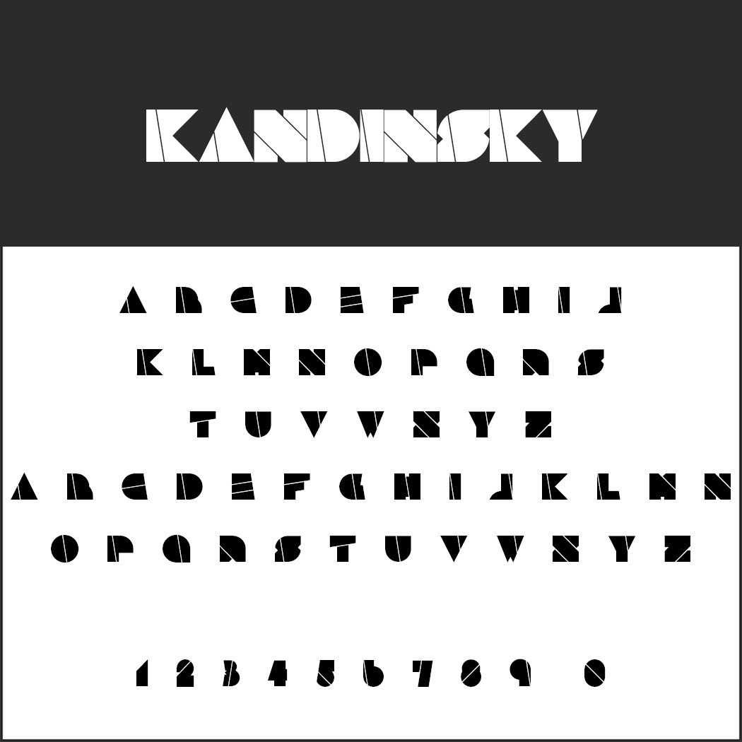 Künstlerische Schrift: Kandinsky