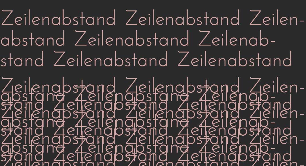 Zeilenabstand und Durchschuss (Typografie-Serie Teil 11)