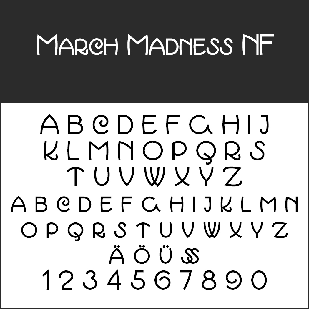 Schriftart 20er Jahre: March Madness NF