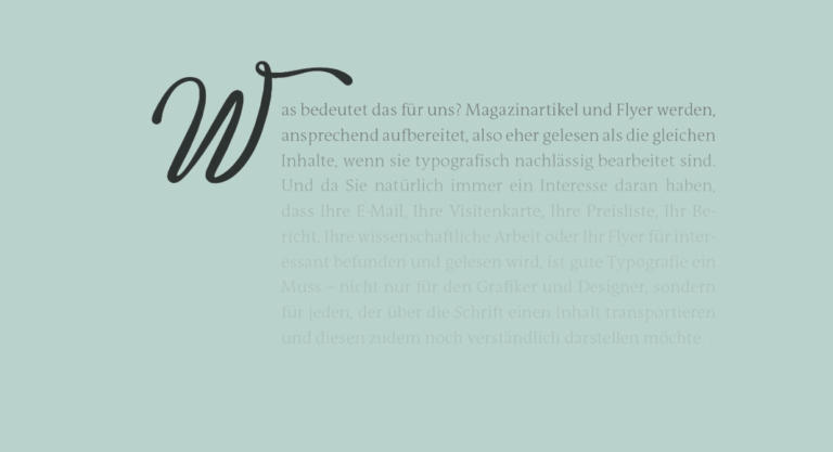 Wie wird der Einzug richtig verwendet? (Typografie-Serie Teil 15)