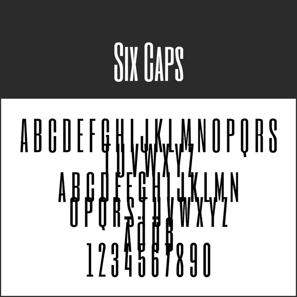 Schriftart Großbuchstaben Simple aber definitv ein Blickfang