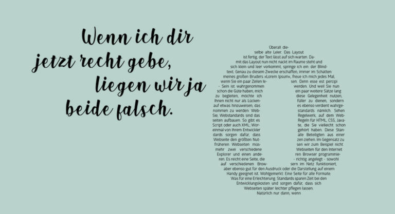 Wie erstelle ich einen Formsatz und freien Satz? (Typografie-Teil 19)