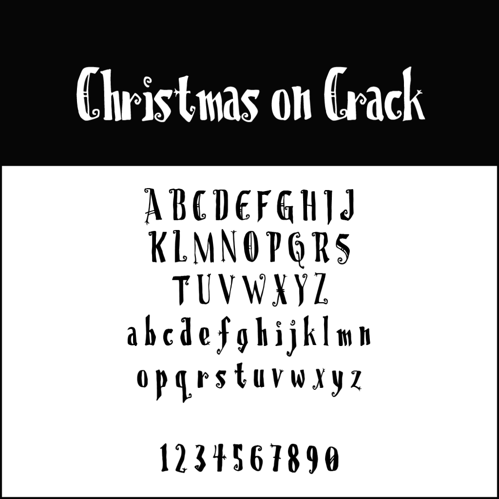 Christmas Fonts: Christmas on Crack