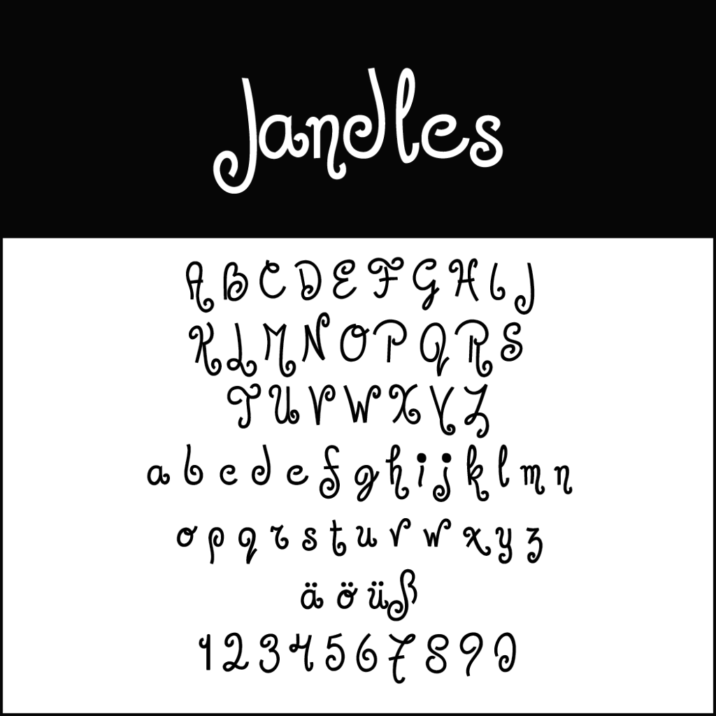 Christmas Fonts: Jandles