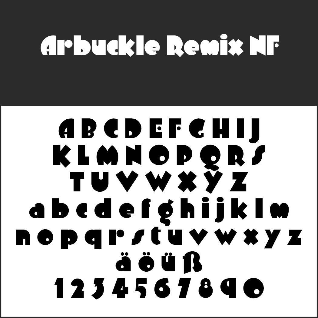 Comic-Schriftart: Arbuckle Remix NF