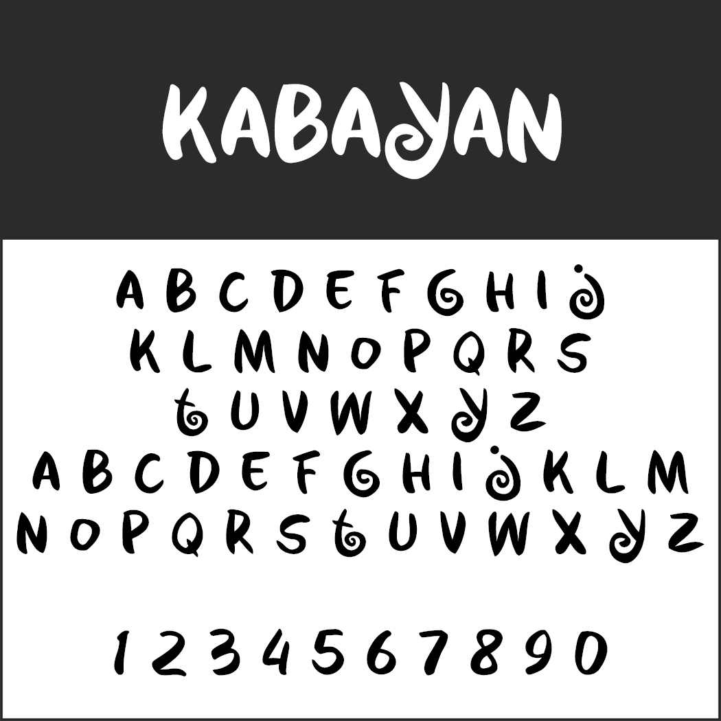 Comic-Schriftarten: Kabayan