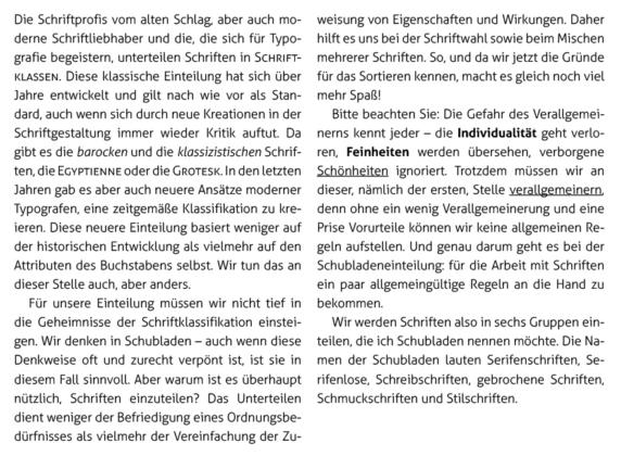 Was ist eine Schriftauszeichnung und welche ist die richtige?